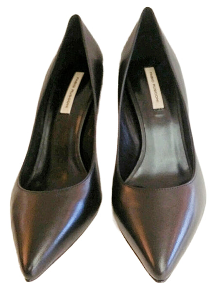 Fabio Rusconi, Nataly, schwarzer Pumps aus Nappaleder