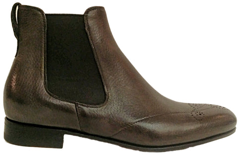 Chelsea Boots, Benson, grau, Hirschleder