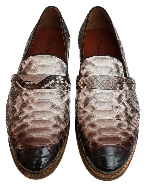 Cordwainer, naturfarbener Loafer rahmengenäht