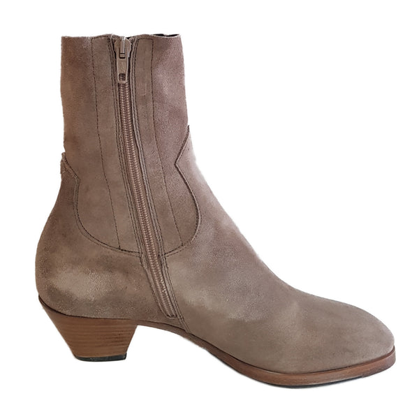 Ghost, taupefarbene Stiefelette aus Wildleder