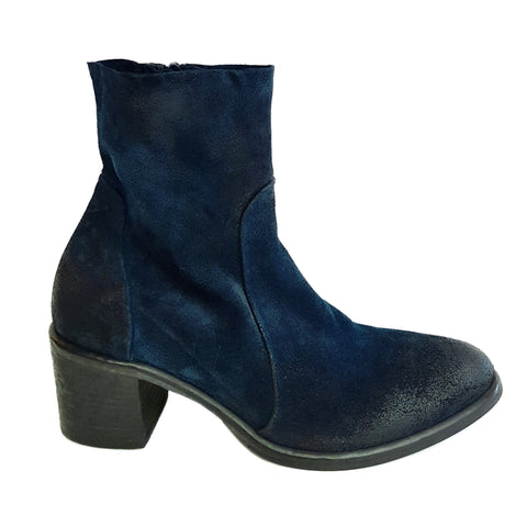 Strategia, Wildleder-Stiefelette in Dunkeltürkis