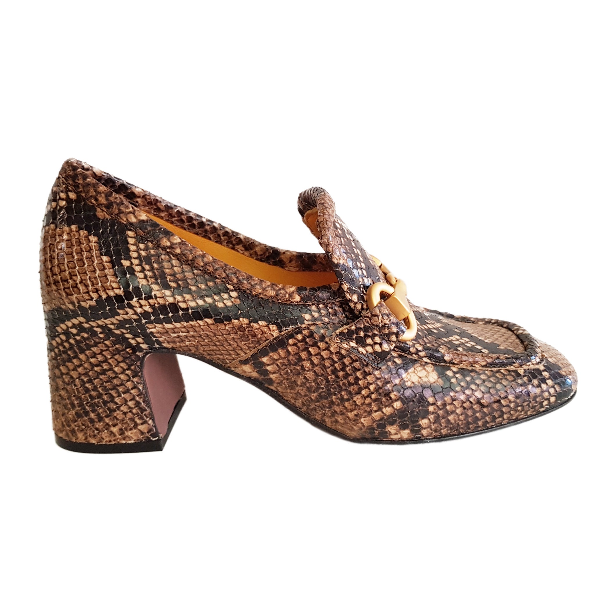 Mara Bini, Loafer in Snake-Print