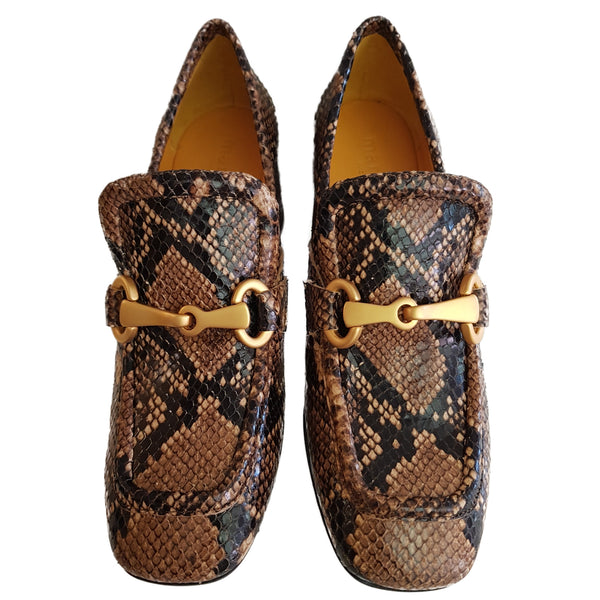 Mara Bini, Loafer in Snake-Print
