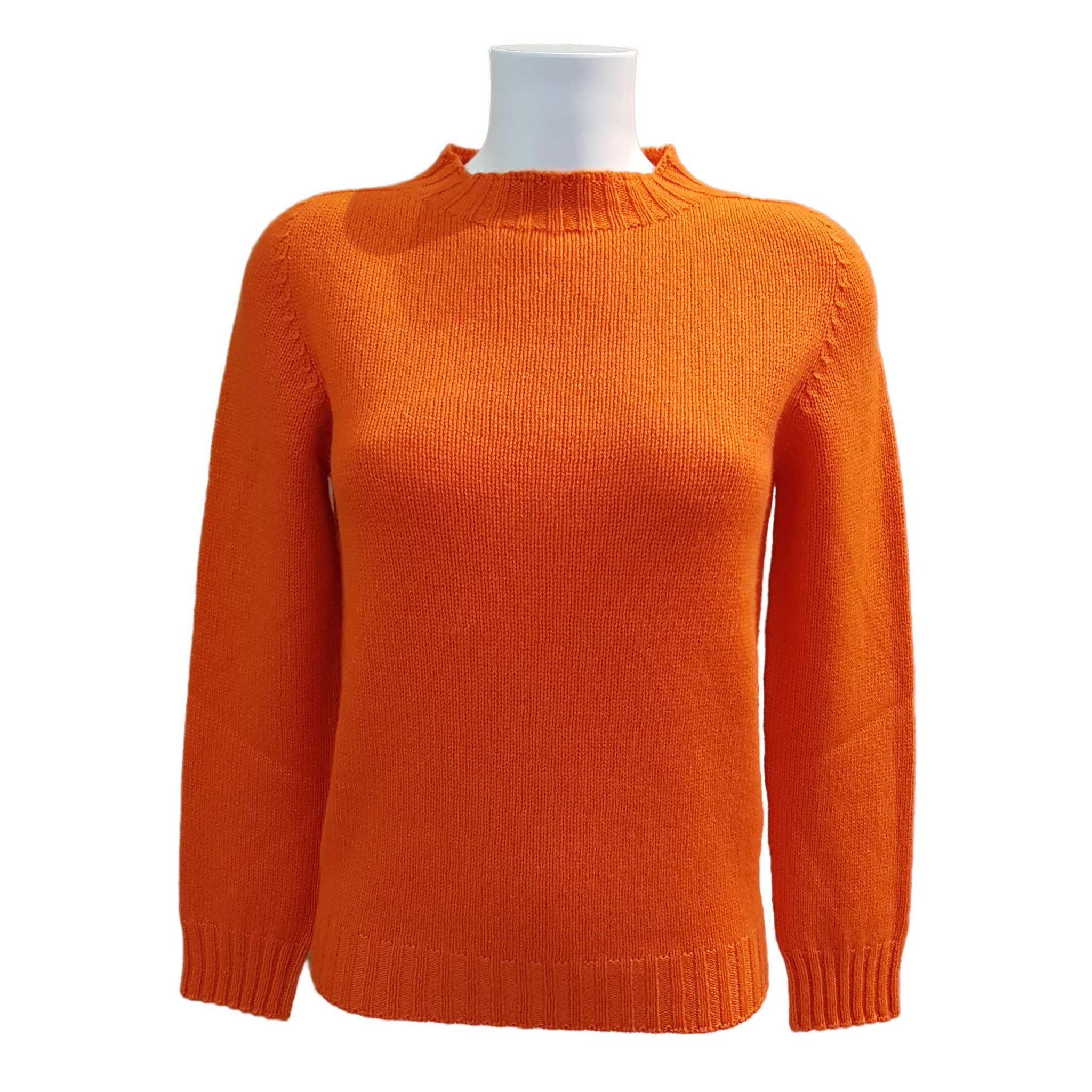 Tabaroni, Cashmere-Pullover in Orange
