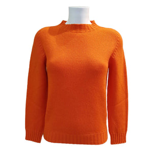 Tabaroni, Cashmere-Pullover in Orange