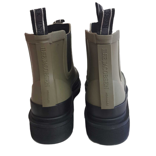 Ilse Jacobsen, Short Rub, Kurzgummistiefel in Olivgrün