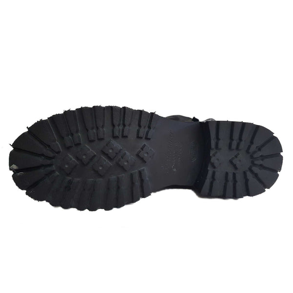 Cordwainer, schwarze Bootie-Stiefelette mit asymetrischen Reißverschlüssen