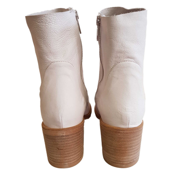 Ducanero, Stiefelette in Weiß