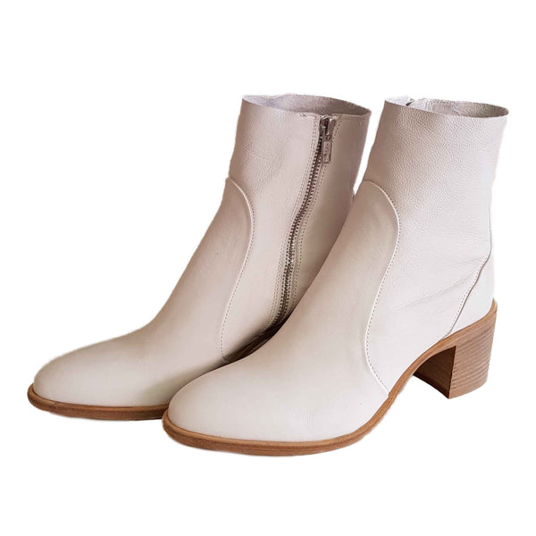 Ducanero, Stiefelette in Weiß