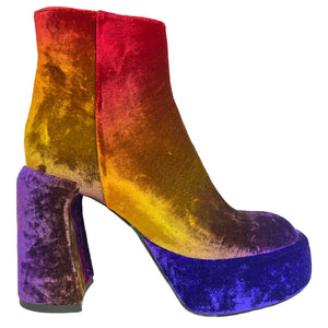 Elena Iachi, Plateau-Stiefelette in Multicolor