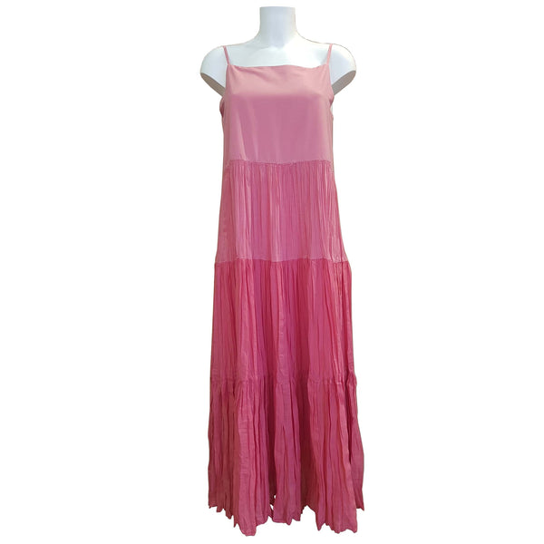 European Culture, Maxikleid in Rosé-Hummer