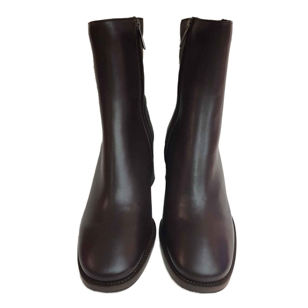 Fabio Rusconi, Lucia , Lammfell gefütterte Stiefelette in Braun