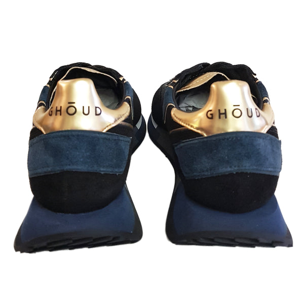 Ghōud, Sneaker in Schwarz-Gold