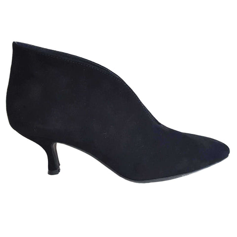Gior M., elegante Ankleboot-Stiefelette in Schwarz