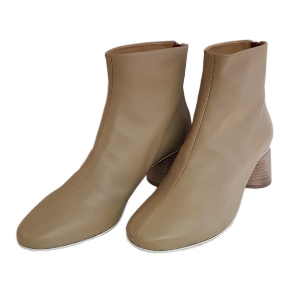 Halmanera, sandfarbene Stiefelette