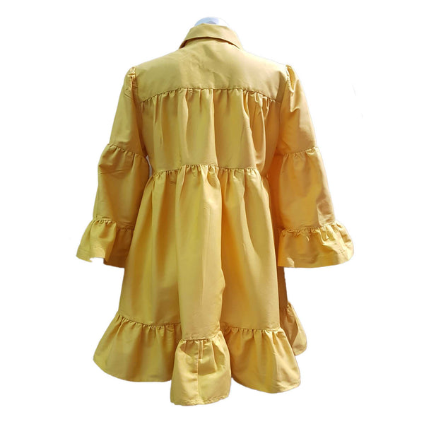 Joyce & Girls, Dakar, gelbes Kleid im Empirestil