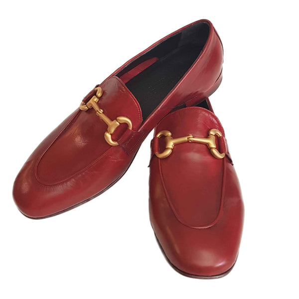 Mara Bini, Loafer in Ziegelrot