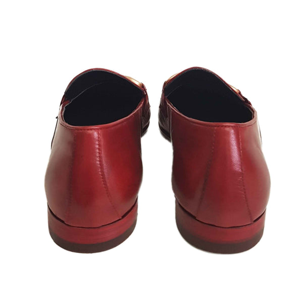 Mara Bini, Loafer in Ziegelrot