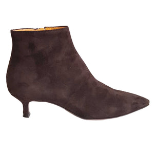 Mara Bini, Wildlederstiefelette in Dunkelbraun