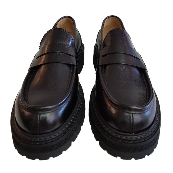 Elia Maurizi, Loafer in Schwarz