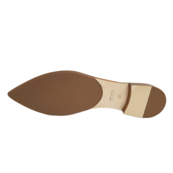 Milliways, Nappalederslipper mit Fransenlasche in Offwhite