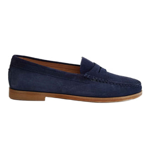Milliways, Slipper aus Wildleder in Blau