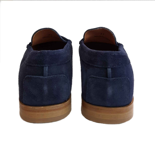 Milliways, Slipper aus Wildleder in Blau