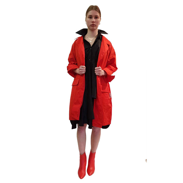 OOF Wear, leichter A- Linien Mantel in Rot