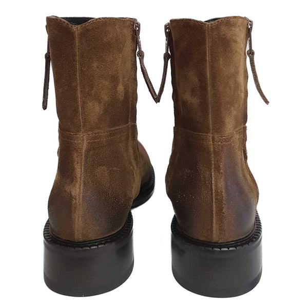 Onid Studio, sandfarbene Bootie-Stiefelette