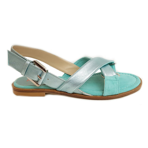 Paco Gil, flache Sandalette in Mint