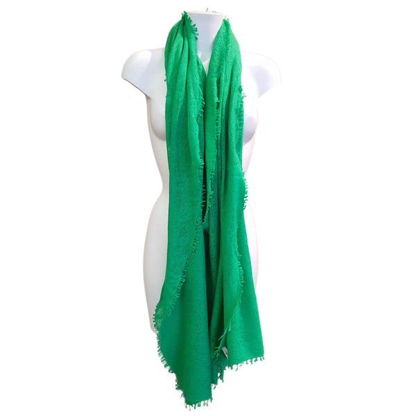Pur Schoen, Cashmere Schal in Limette
