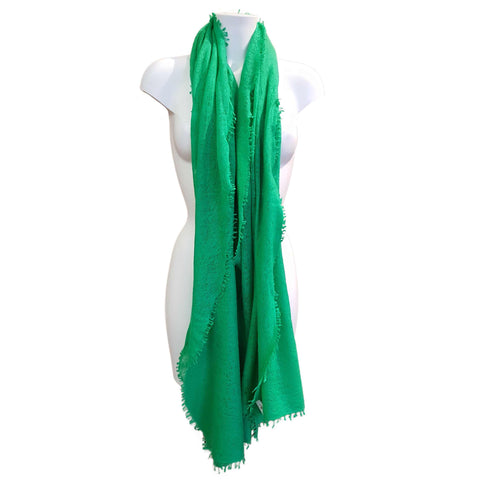 Pur Schoen, Cashmere Schal in Limette