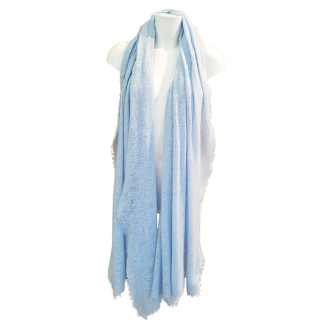 Pur Schoen, Cashmere Schal in Bleu