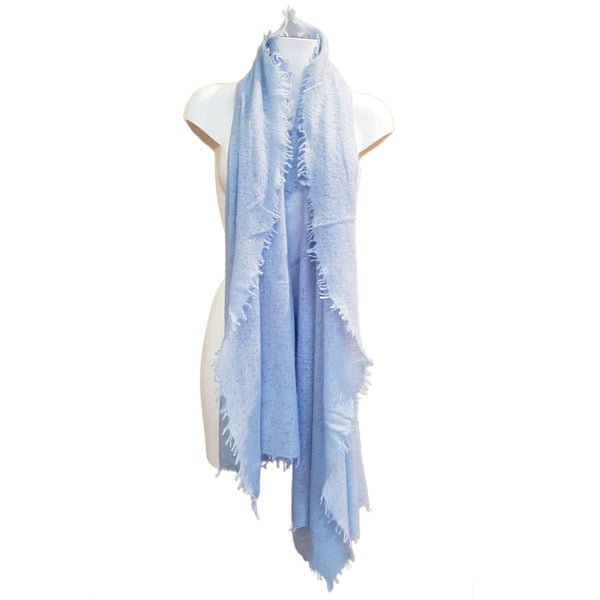 Pur Schoen, Cashmere Schal in Sky Blue
