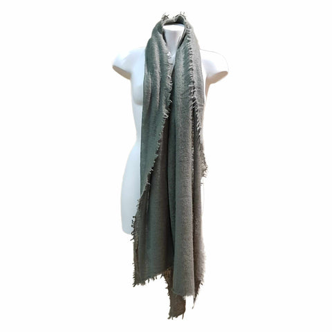 Pur Schoen, Cashmere Schal in Moos