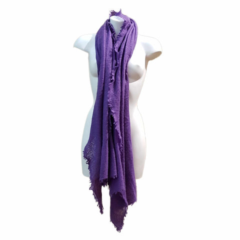 Pur Schoen, Cashmere Schal in Pflaume