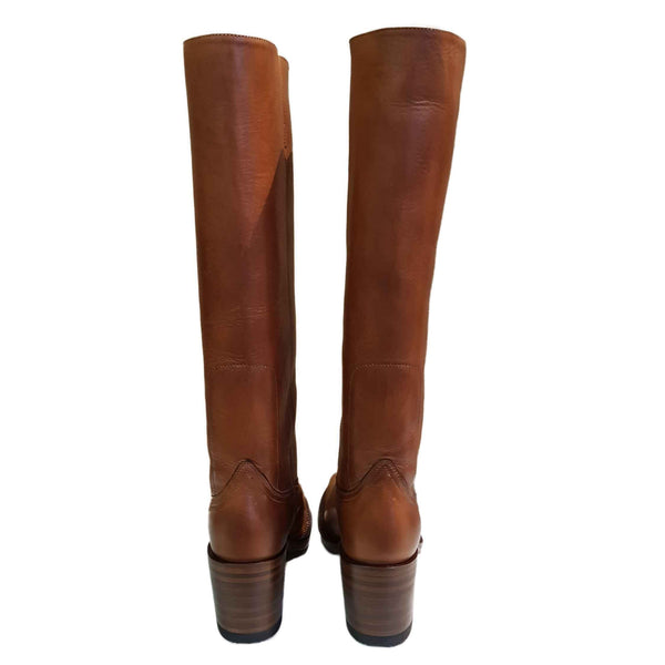 Sendra, cognacfarbener Cowboystiefel handgearbeitet