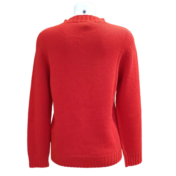Tabaroni, Cashmere-Pullover in Rot