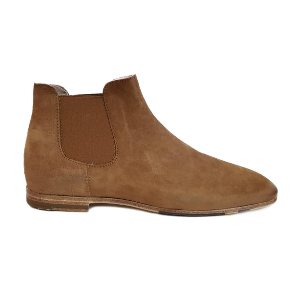 Ducanero, flache Chelsea-Stiefelette in Beige