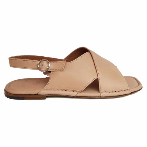 Elia Maurizi, flache Sandalette in Rosé