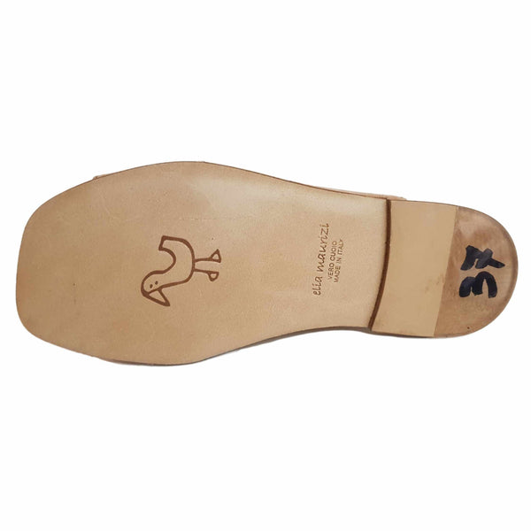 Elia Maurizi, flache Sandalette in Rosé