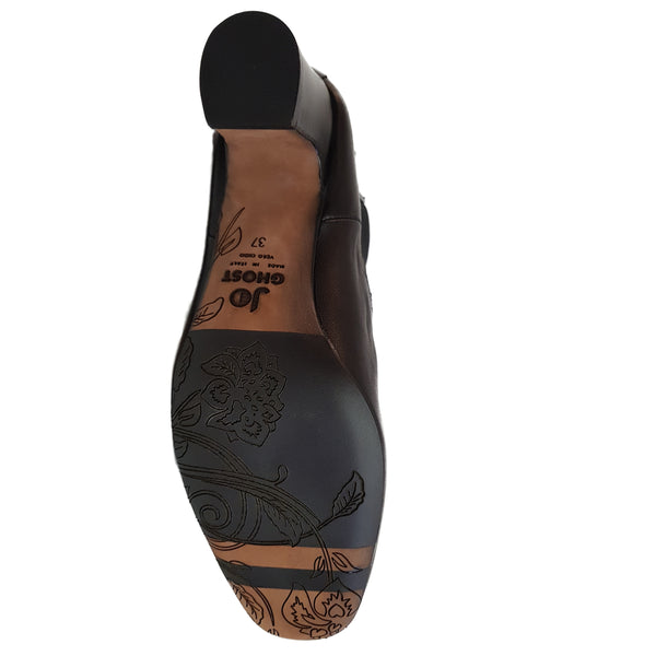 Ghost, handschuhweiche Stiefelette in Schwarz