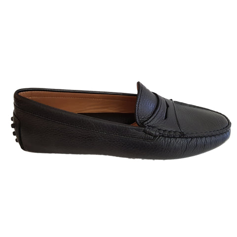 Milliways, schwarzer Loafer aus Hirschleder