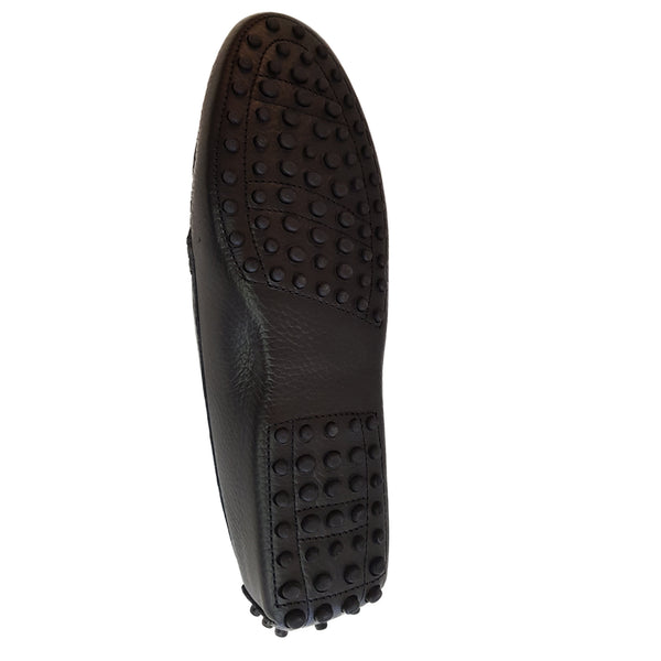 Milliways, schwarzer Loafer aus Hirschleder