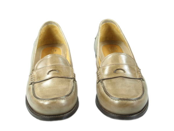 Benson´s, Roma, rahmengenähter Pennyloafer in Taupe