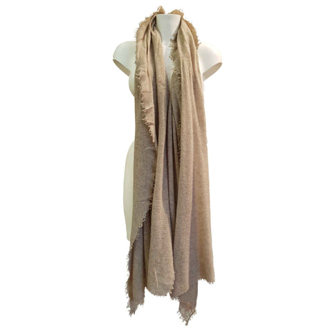 Pur Schoen, Cashmere Schal in Taupe
