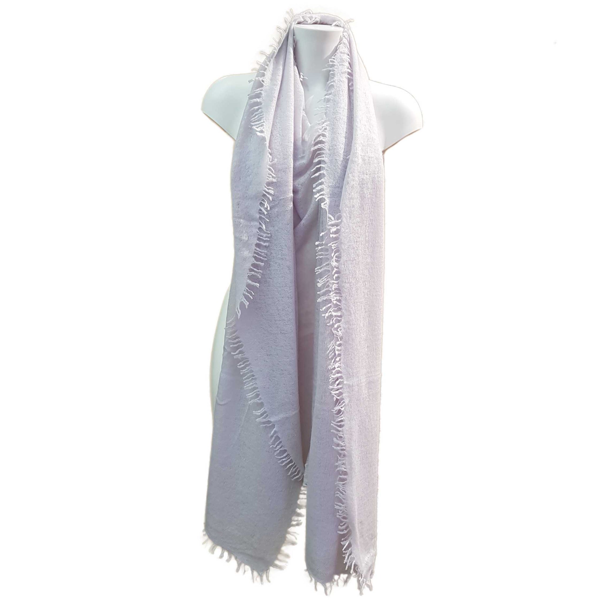 Pur Schoen, Cashmere Schal in Eisblau
