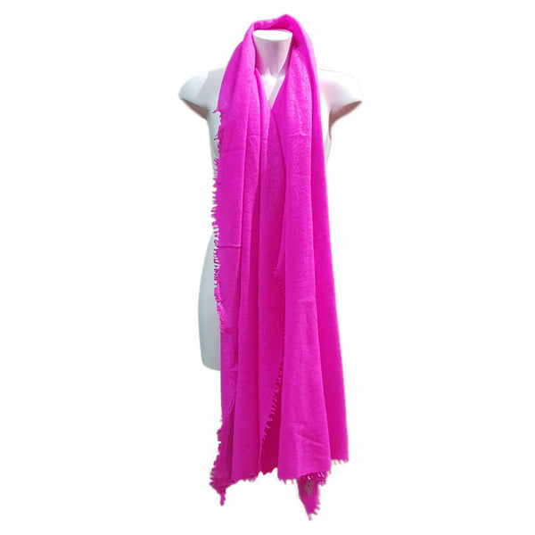 Pur Schoen, Cashmere Schal in Neon-Pink