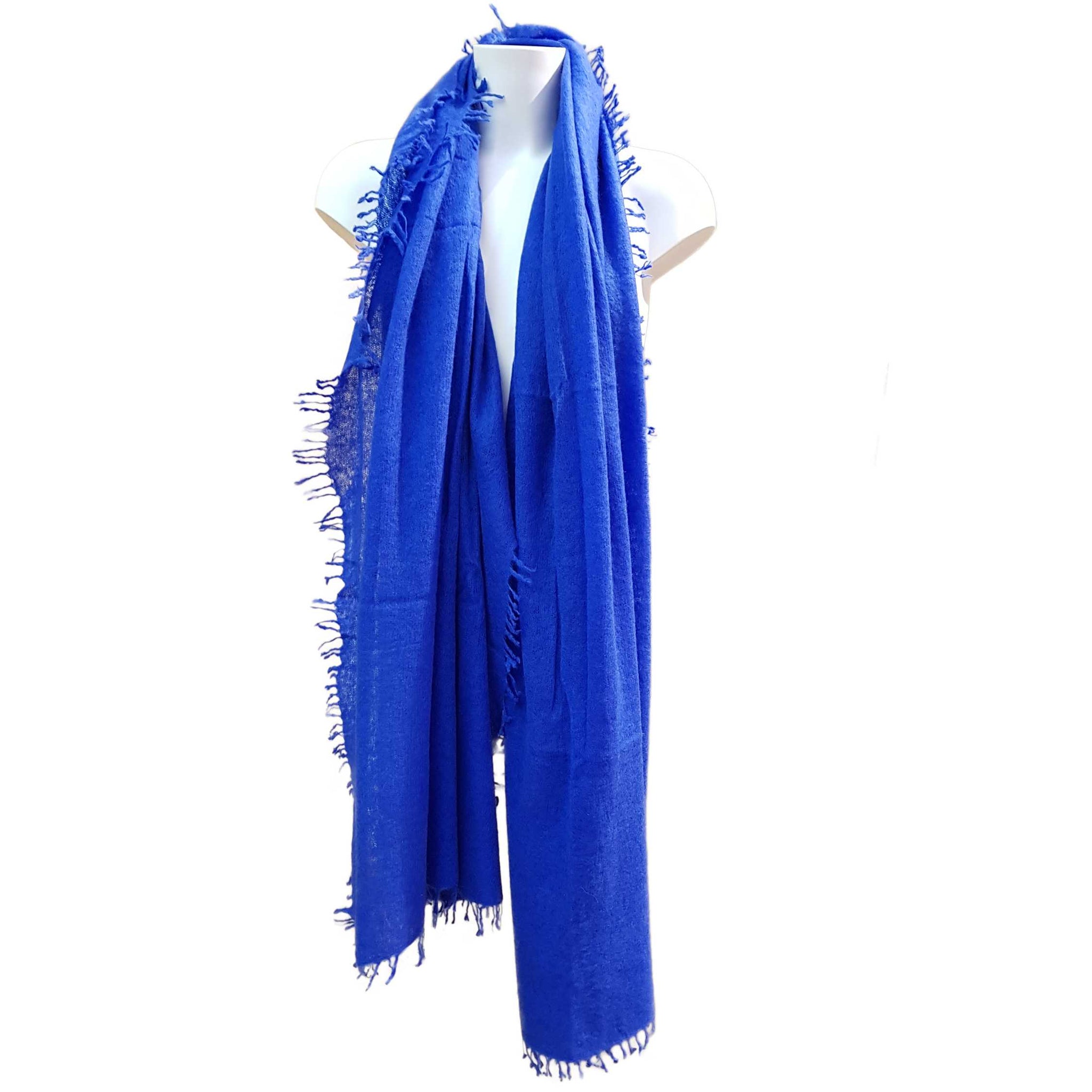 Pur Schoen, Cashmere Schal in Royalblau