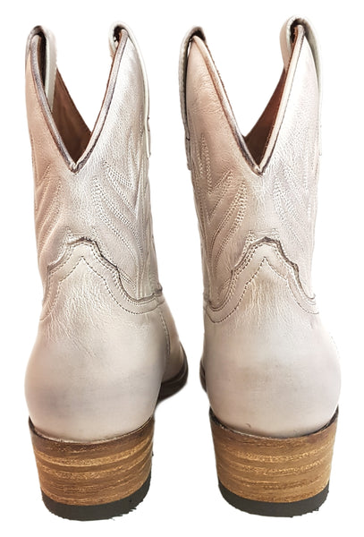 Sendra, handgearbeitete Cowboystiefelette in Greige